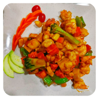 Langostino con estillo GON-BAO