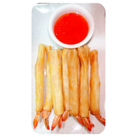 Langostinos fritos